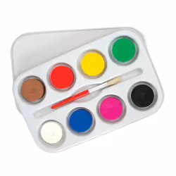 Sax Empty Plastic Palette with Lid  14-1/2 X 9-1/2 Inches  White - 411926