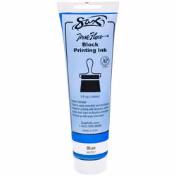 Sax True Flow Water Soluble Block Printing Ink - 5 Ounce Tube - Blue - 461957