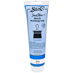 Sax True Flow Water Soluble Block Printing Ink - 5 Ounce Tube - Blue - 461957