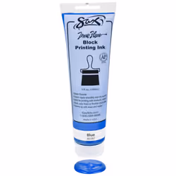 Sax True Flow Water Soluble Block Printing Ink - 5 Ounce Tube - Blue - 461957