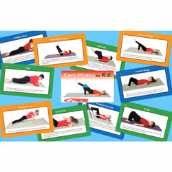 Sportime Core Pilates for Kids Exercise Cards  Set of 56 - 1362761