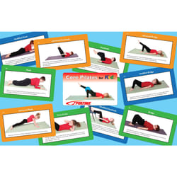 Sportime Core Pilates for Kids Exercise Cards  Set of 56 - 1362761