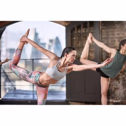 Reebok Geometric Yoga Mat Double Sided Exercise Workout Fitness