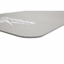 Reebok 7mm Exercise Mat Thick Padded Gym Fitness Yoga Workout - Grey