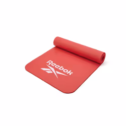 Reebok 7mm Exercise Mat Thick Padded Gym Fitness Yoga Workout - Red