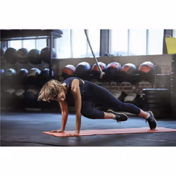 Reebok 7mm Exercise Mat Thick Padded Gym Fitness Yoga Workout - Red - Additional view 5