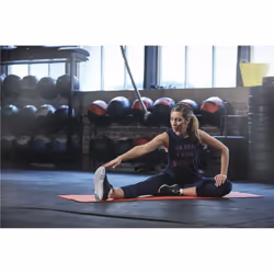 Reebok 7mm Exercise Mat Thick Padded Gym Fitness Yoga Workout - Red - Additional view 6