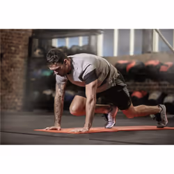 Reebok 7mm Exercise Mat Thick Padded Gym Fitness Yoga Workout - Red - Additional view 7