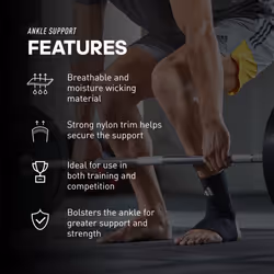 adidas Support Ankle Sleeve  Ergonomic Ankle Compression Sleeve
