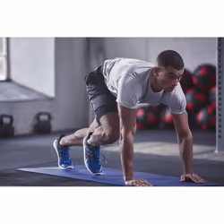 Adidas 7mm Training Mat Exercise Gym Fitness Workout - Blue - Additional view 9