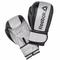 Reebok Boxing Gloves Bag Pad Sparring Training - Grey - 14oz