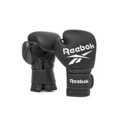 Reebok Boxing Gloves Sparring Bag Adult Kids MMA Training - White/Black, 10oz