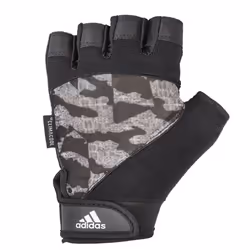 Adidas Half Finger Performance Weight Lifting Gloves Training - Grey, M