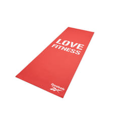 Reebok Love Fitness Mat Exercise Gym Yoga Workout - Red