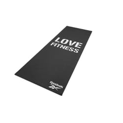 Reebok Love Fitness Mat Exercise Gym Yoga Workout - Black