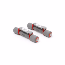 Reebok Softgrip Dummbbells Hand Weights Aerobic Lifting Fitness Exercise - Red, 2 x 0.5kg