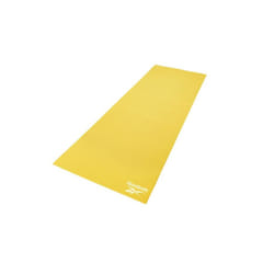 Reebok 4mm Yoga Mat Non-Slip Exercise Gym Training Fitness Workout - Yellow