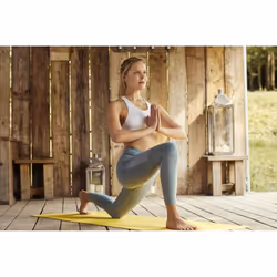 Reebok 4mm Yoga Mat Non-Slip Exercise Gym Training Fitness Workout - Yellow