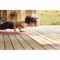 Reebok 4mm Yoga Mat Non-Slip Exercise Gym Training Fitness Workout - Red