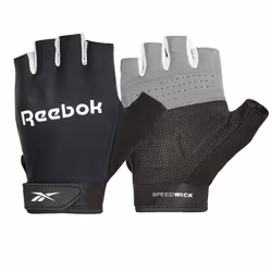 Reebok Fitness Gloves Weight Lifting Training Workout Exercise Gym - Black, L