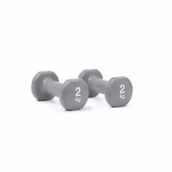 Reebok Dumbbells Hand Weights Lifting 1-5 kg Pairs - 2 x 2kg