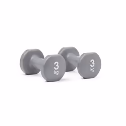 Reebok Dumbbells Hand Weights Lifting 1-5 kg Pairs - 2 x 3kg