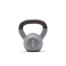 Reebok Kettlebell Cast Iron Vinyl Coated Fitness Gym Workout 1-5kg - 6kg