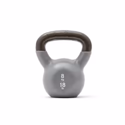 Reebok Kettlebell Cast Iron Vinyl Coated Fitness Gym Workout 1-5kg - 8kg