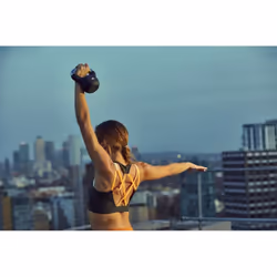 Adidas Cast Iron Kettlebell Gym Workout Neoprene Coated 4-16kg - 4kg