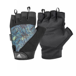 Adidas Half Finger Performance Weight Lifting Gloves Training - Blue, S