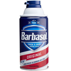 Barbasol Thick and Rich Shaving Cream  Original 10 oz (Pack of 2)