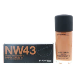 MAc Studio Fix Fluid Foundation SPF 15 Boxed, NW43, 1 count (A10)