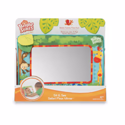 Bright Starts Sit and See Safari Floor Mirror