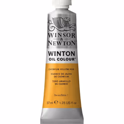 Winsor & Newton 37ml Winton Oil Colour Tube - Cadmium Yellow Hue,1414109