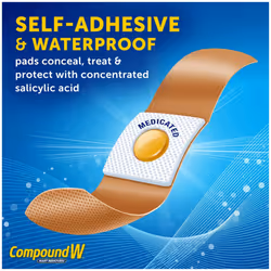 Compound W Wart Remover Maximum Strength One Step Pads, 14 Medicated Pads