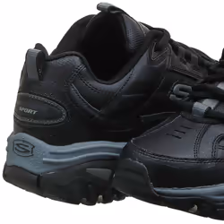 Skechers Men's Energy Afterburn Lace-Up Sneaker  Black  9 Wide