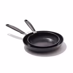 OXO Good Grips 8"" and 10"" Frying Pan Skillet Set  3-Layered German Engineered Nonstick Coating  Stainless Steel Handle with ...