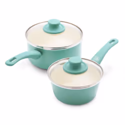 greenLife Soft grip Healthy ceramic Nonstick  1QT and 2QT Saucepan Pot