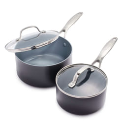 GreenPan Valencia Pro Hard Anodized Healthy Ceramic Nonstick 2QT and 3