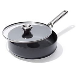 OXO Professional 3QT Saute Pan Jumbo Cooker with Lid  Hard Anodized Ceramic Nonstick Cookware PFAS-Free  Stainless Steel  Induction Suitable  Diamond