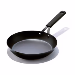 OXO Obsidian Pre-Seasoned Carbon Steel 10"" Frying Pan Skillet with R