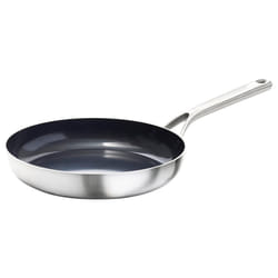 OXO Mira Tri-Ply Stainless Steel PFAS-Free Nonstick  10"""" Frying Pan Skillet  Induction  Multi Clad  Dishwasher and Metal Utensil Safe