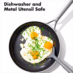 OXO Mira 12  Frying Pan Skillet  Tri-Ply Stainless Steel Non-Toxic PFAS-Free Ceramic Nonstick  Induction Suitable  Multi Clad  Dishwasher & Oven Safe