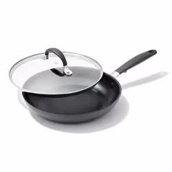 OXO Good Grips 9.5"" Frying Pan Skillet with Lid  3-Layered German Eng