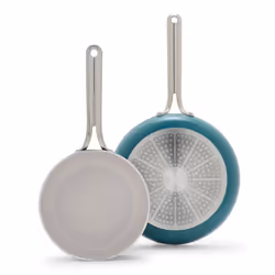GreenPan Nova 8 & 10 2 Piece Frying Pan Skillet Set Oprahs Favorite Things 2024 Induction Suitable PFAS-Free Nontoxic Cer ...