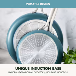 GreenPan Nova 8  & 10  2 Piece Frying Pan Skillet Set  Oprahs Favorite Things 2024  Induction Suitable PFAS-Free Nontoxic Ceramic Nonstick  Dishwasher