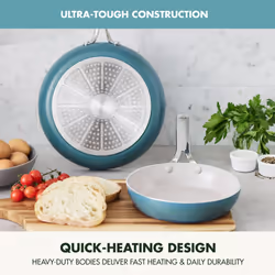GreenPan Nova 8  & 10  2 Piece Frying Pan Skillet Set  Oprahs Favorite Things 2024  Induction Suitable PFAS-Free Nontoxic Ceramic Nonstick  Dishwasher