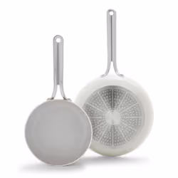 GreenPan Nova 8 & 10 2 Piece Frying Pan Skillet Set Oprahs Favorite Things 2024 Induction Suitable PFAS-Free Nontoxic Cer ...