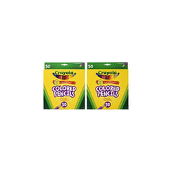 Crayola 50ct Long Colored Pencils (68-4050) Pack of 2