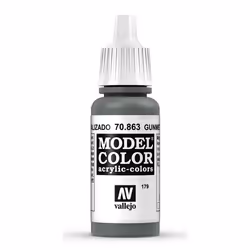Vallejo 70.863, 17 ml, Grey, Metallic, Bottle